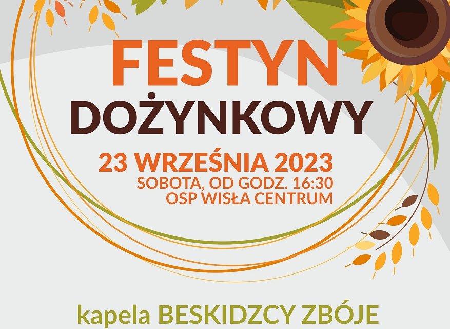 Festyn dożynkowy - plakat