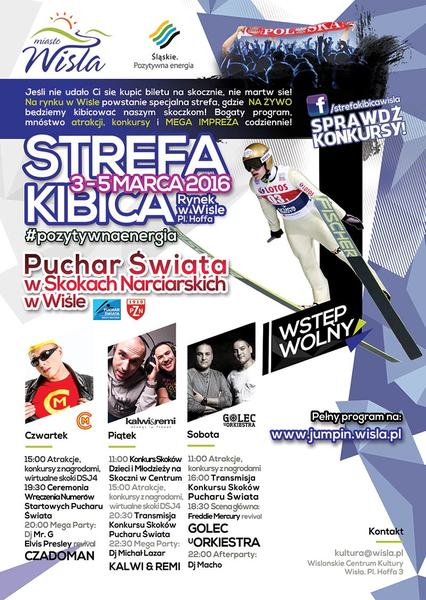 Plakat Strefy Kibica Wisła 2016