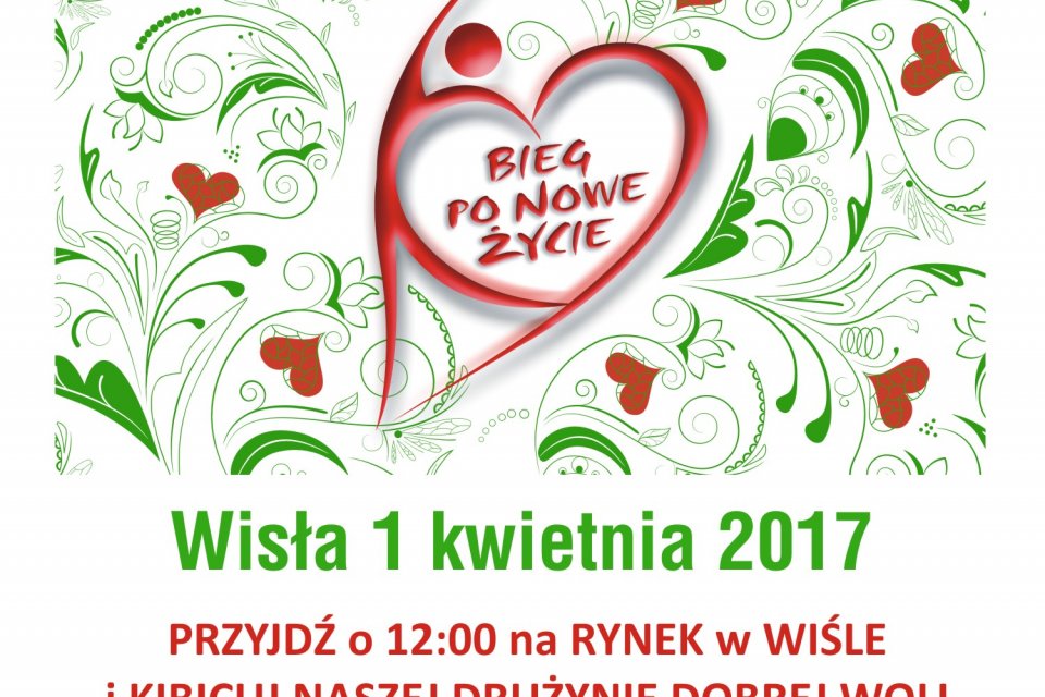 Plakat Biegu po Nowe Życie 2017