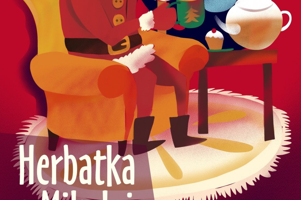 Herbatka u Mikołaja - plakat