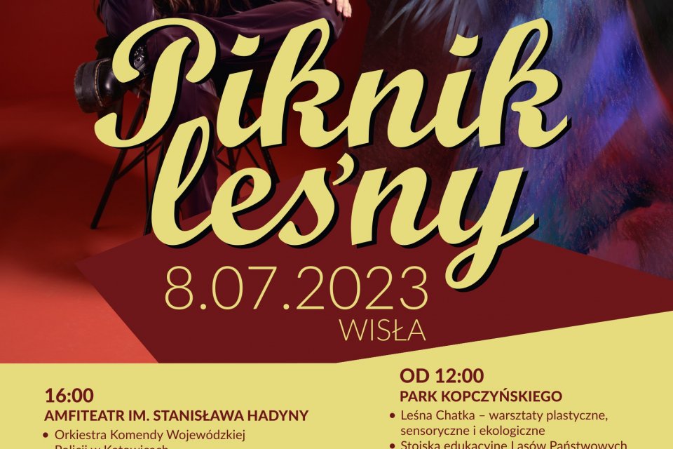 Plakat Pikniku Leśnego z programem