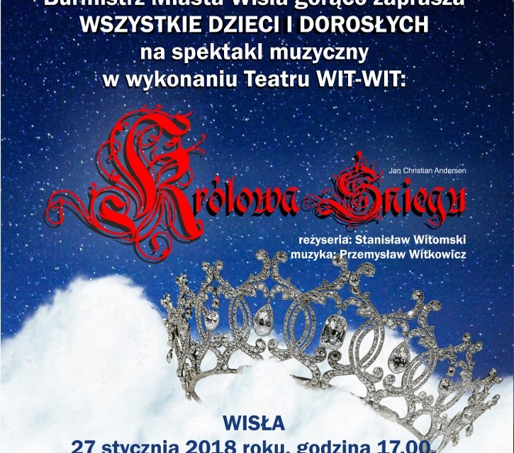 Plakat promujący spektakl