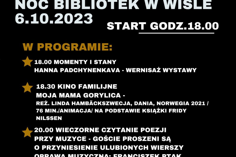 IX Ogólnopolska Noc Bibliotek -"Absurd nie czytać"