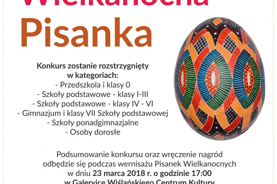 Plakat dotyczący konkursu