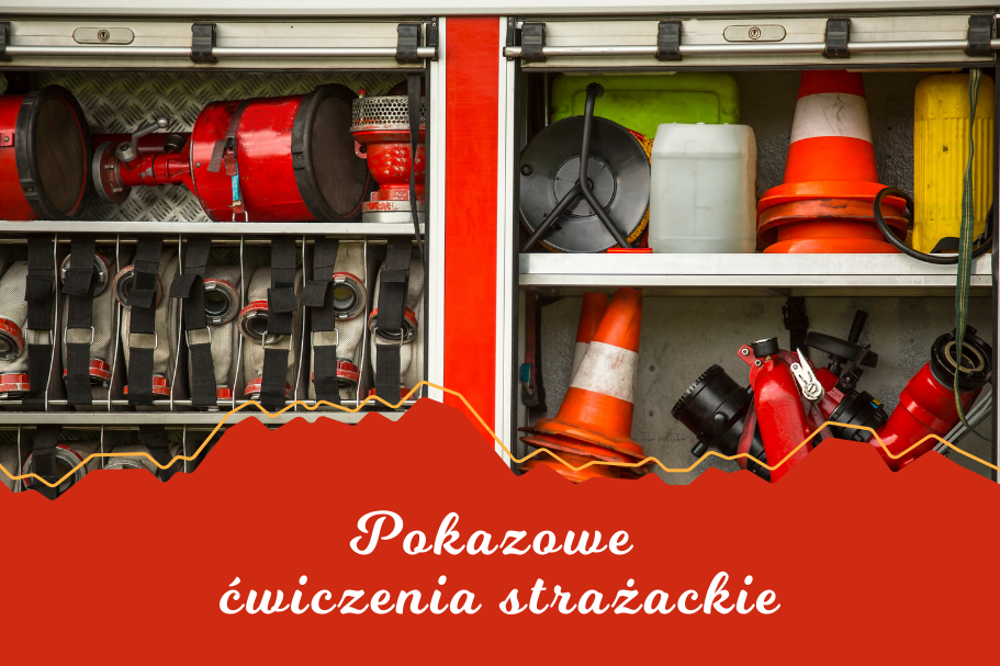 pokazowe ćwiczenia strażackie