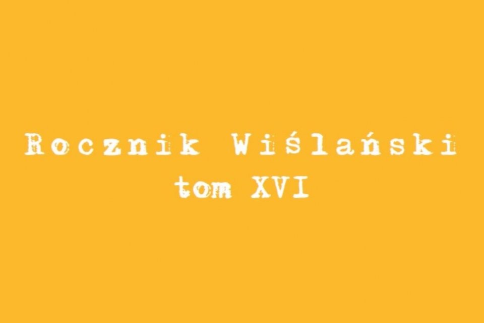 Rocznik Wiślański tom XVI