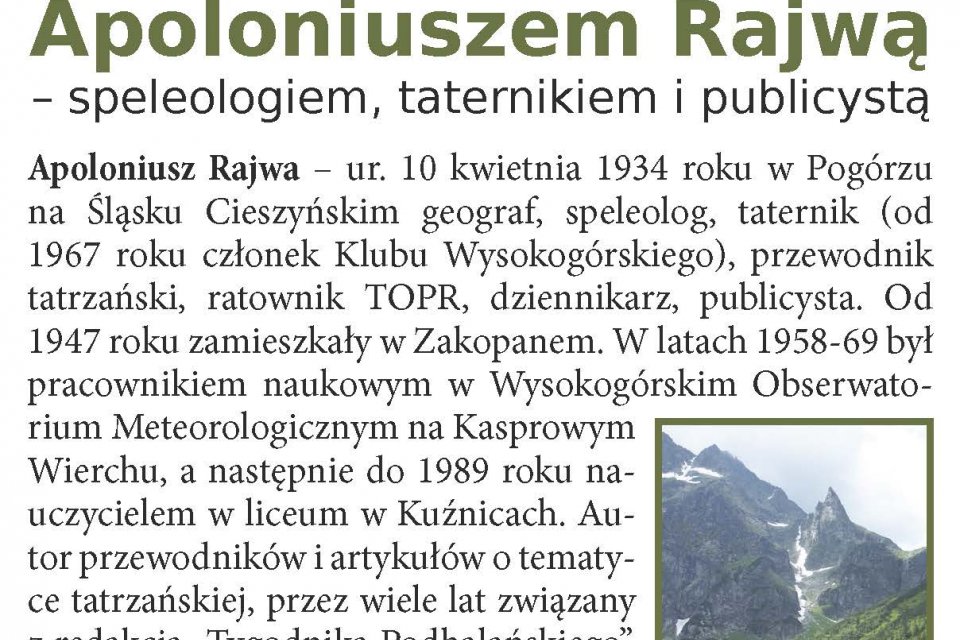 Plakat promujący spotkanie