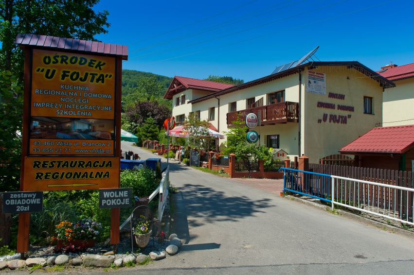 Pensjonat od strony wjazdu