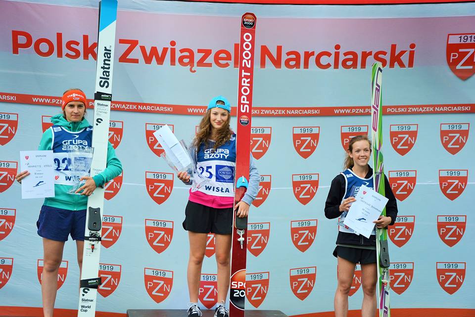 Najlepsze zawodniczki FIS Cup na podium