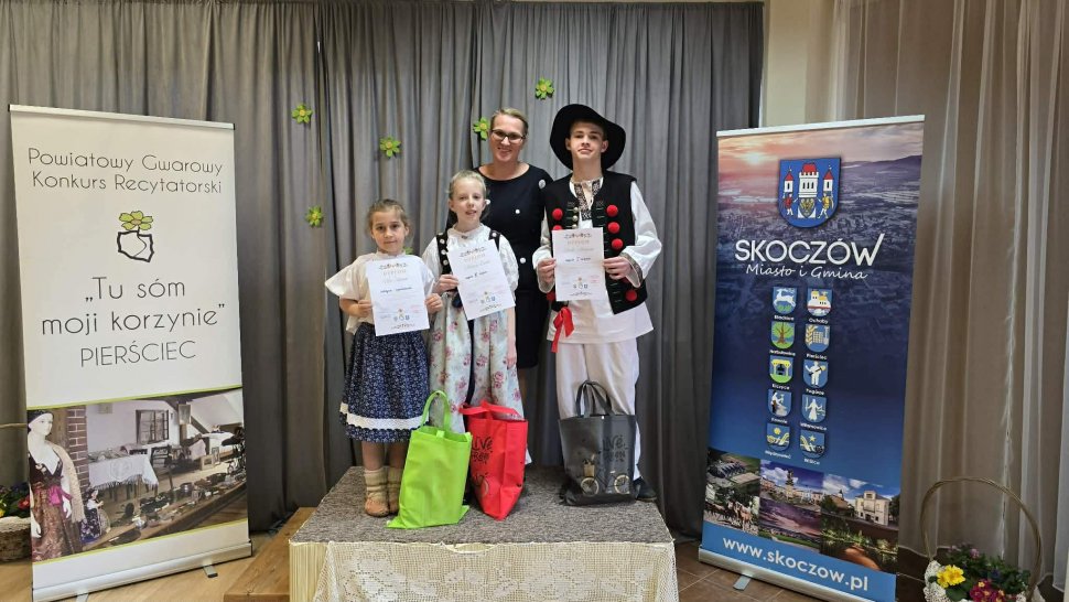 Uczestnicy konkursu z opiekunem