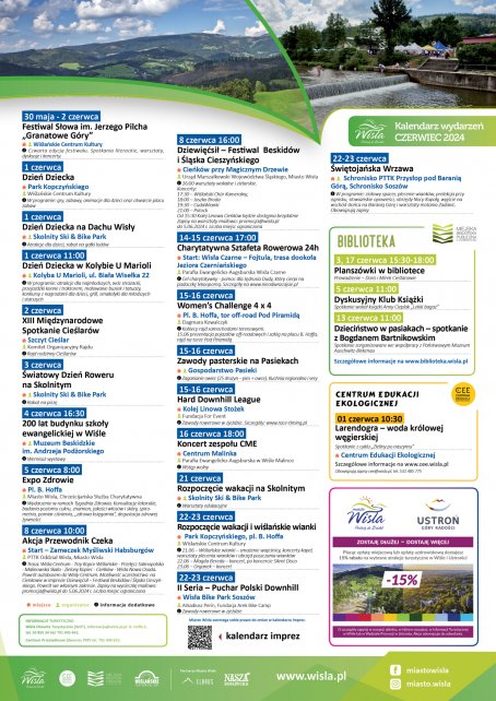 Kalendarz imprez na czerwiec 2024