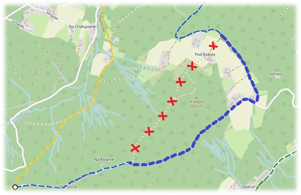 zmiany na odcinku Dziechcinka-Kobyla
