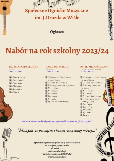 nabór na rok szkolny 2023/24