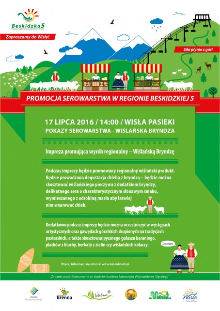 Plakat imprezy Wiślańska Bryndza